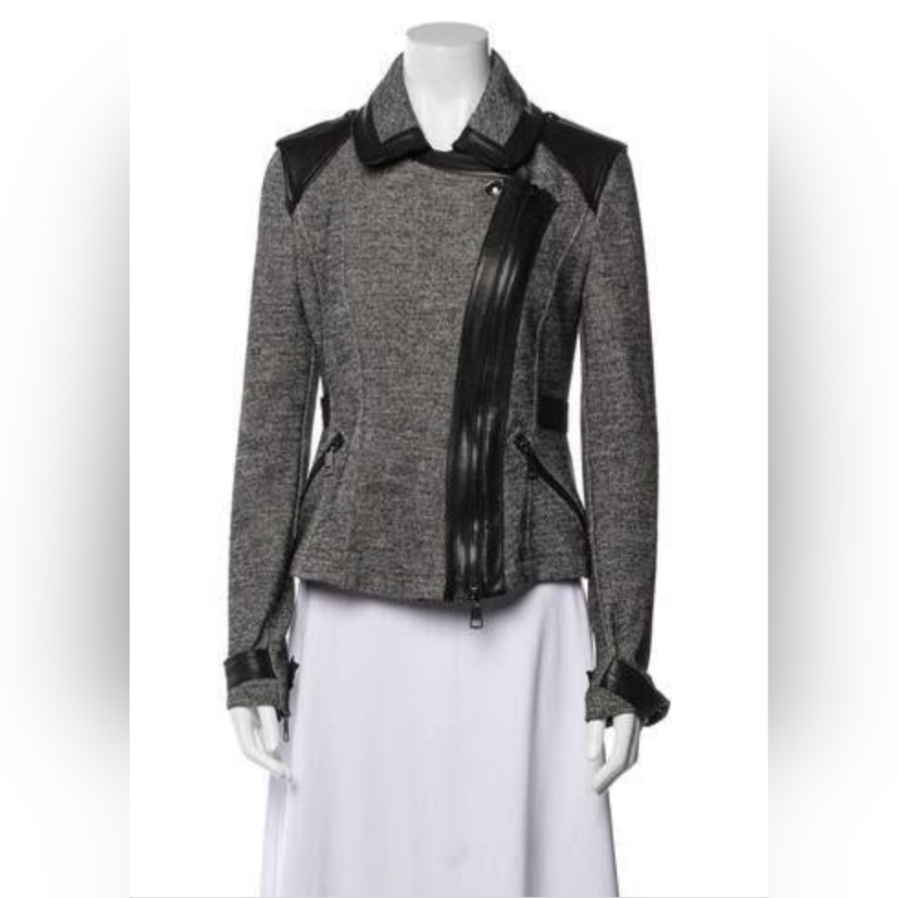 Burberry London Tweed Pattern Evening Jacket size 10